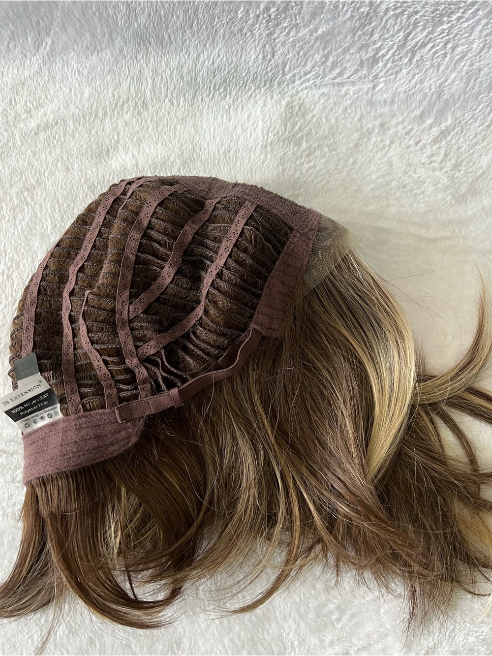 13โ Layered Bob Lace Front Wig in Light Brown with Subtle Highlights - Picture 12 of 15
